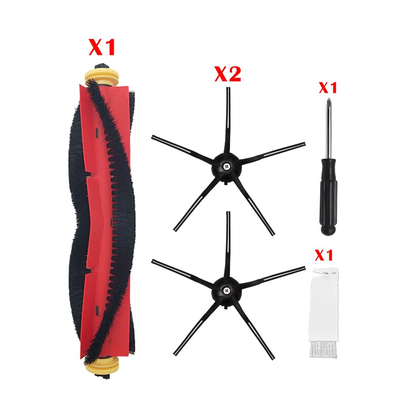 Accessoires pour aspirateur Roborock S5 Max S6 MAXV, brosse principale, vadrouille, chiffon, filtre HEPA de remplacement, pièces pour robot xiaomi S6 pure S50: vert militaire