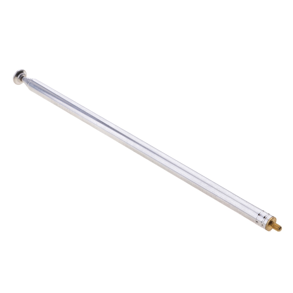 Handheld Antenna Telescopic Radio Antenna With M3 Male Connector Silver