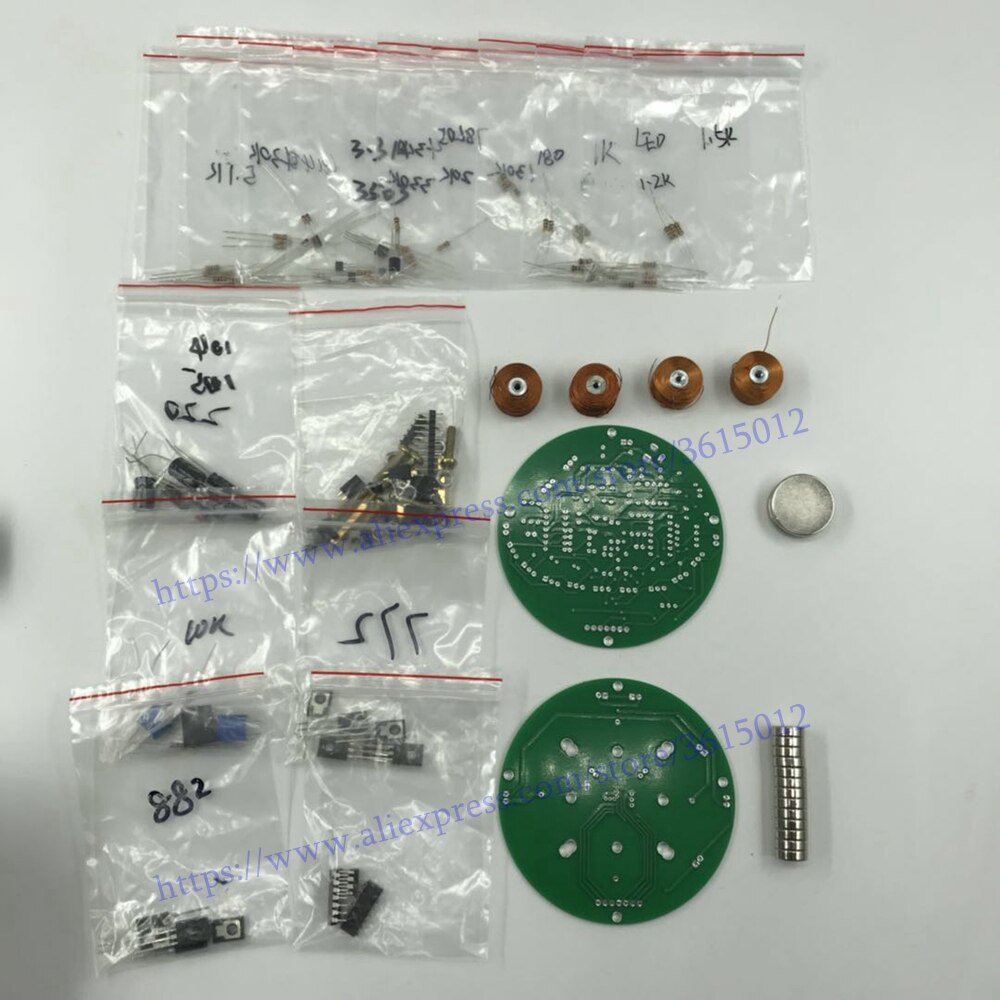 analog circuit intelligent DIY magnetic levitation Kit Push type magnetic suspension simulation system