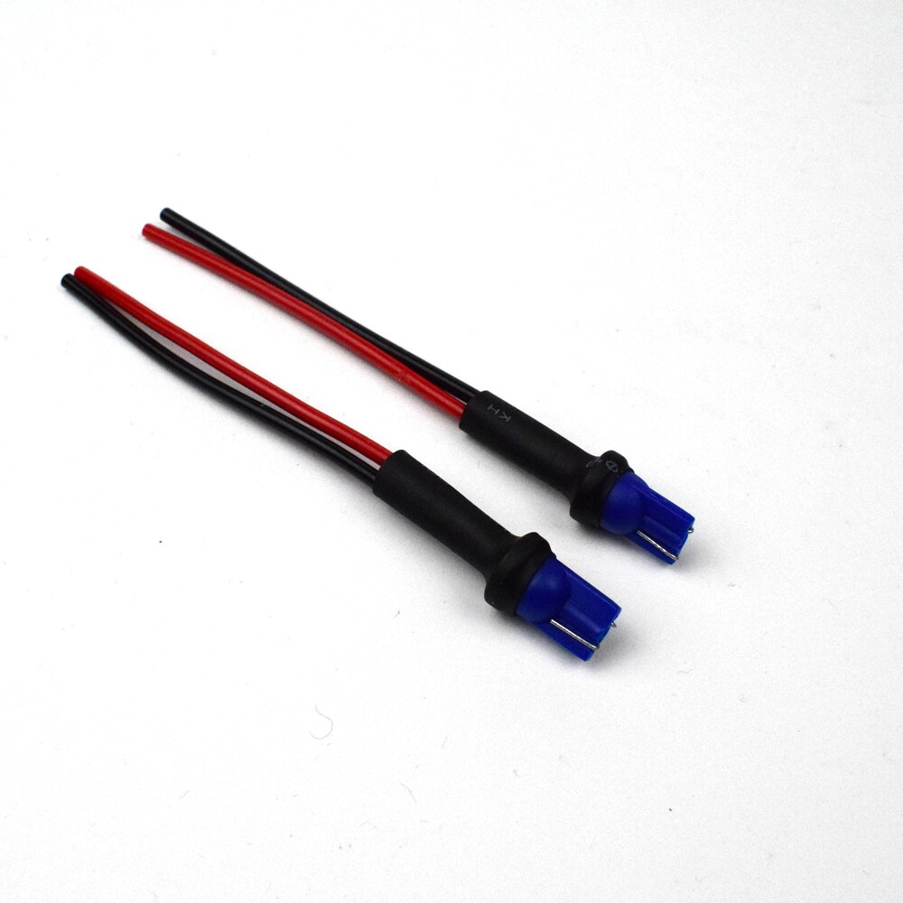 2 szt. T10 W5W uchwyt żarówki wtyk przewód męnarty na żeńnarty złącze miękkie gumowe gniazdo elektryczne robić samochodu lampa szerokokątna Dyoung