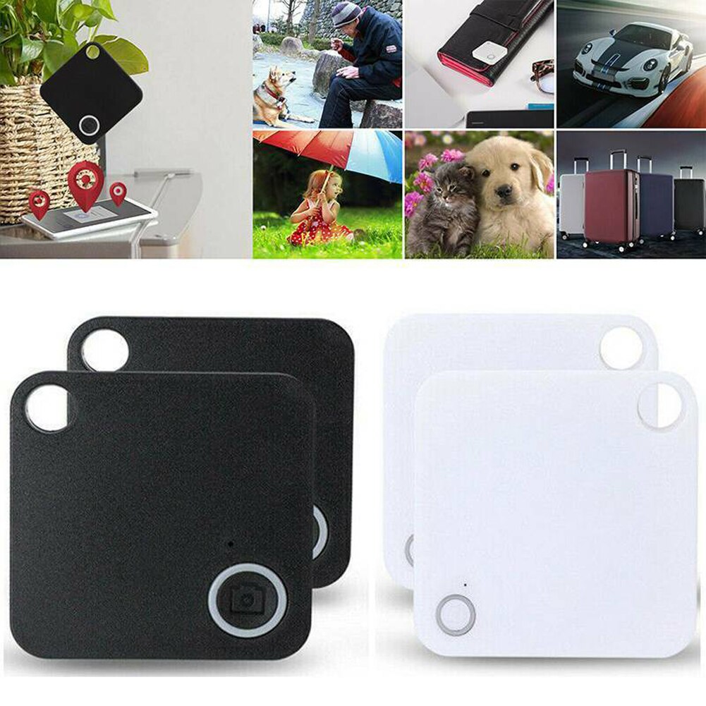 4Pcs Tegel Slim Combo Pack Gps Bluetooth Tracker Key Finder Locator Smart Afstandsbediening Anti Verloren Sleutelhanger Bluetooth Tracker