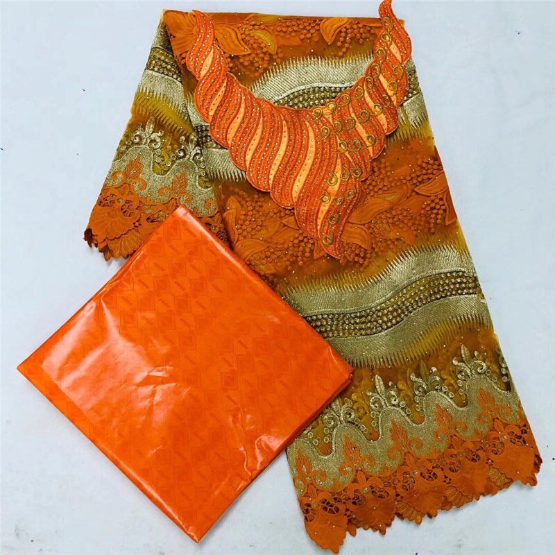 Guinea Brocade Fabric cotton Bazin Riche African Bazin Riche Fabric Top 2.5+2.5 yards: 13