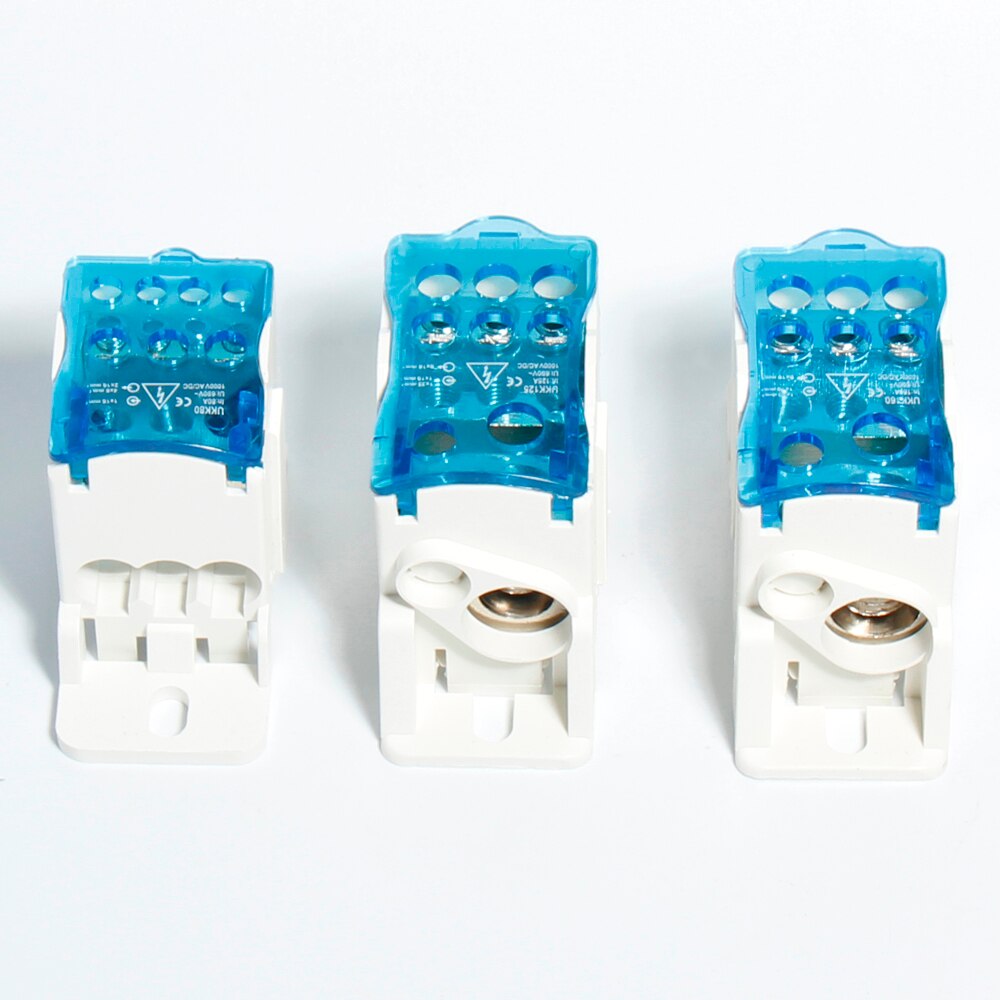Din-skinne-terminalblokke en ud af flere universelle elektriske ledningsforbindelser samledåse ukk kabeldistribution
