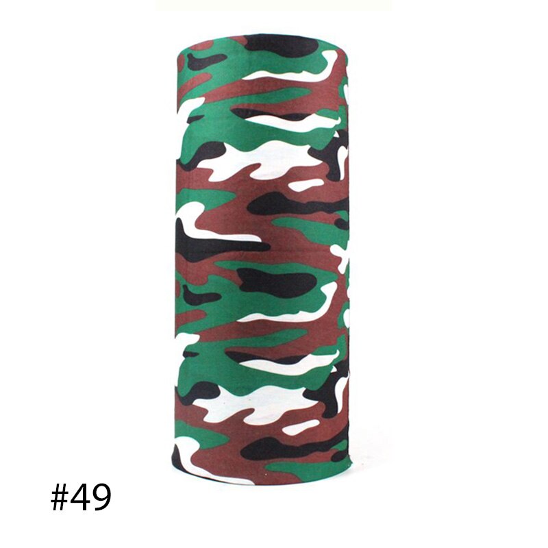 1pcs Outdoor Camouflage bandana face mask Breathable Elastic Scarf Cover Neck for Cycling Hiking Fishing Women/Men/Boys/Girls: NO. 49