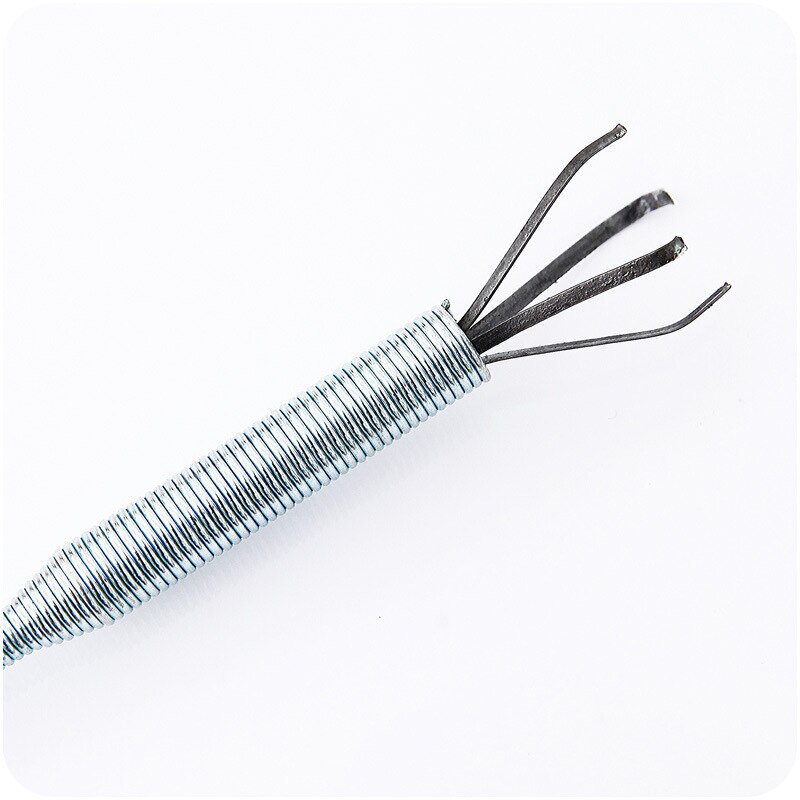 Herramientas de limpieza para fregadero de cocina, utensilios de dragado de tuberías con resorte de 24,4 pulgadas, serpiente de drenaje, palitos limpiadores de drenaje, eliminador de obstrucciones
