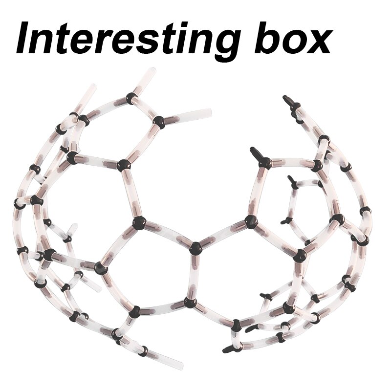 Carbon 60 molecular structure model fullerene technology small production small invention diy handmade material package