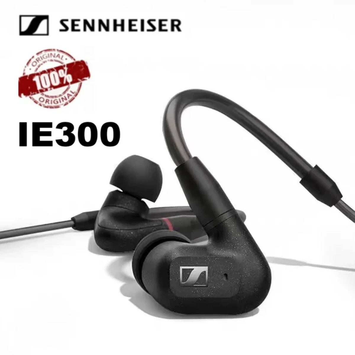 Originele Sennheiser Ie 300 In-Ear Audiofiele Koptelefoon Bedrade Oortelefoon Hifi Headset Sport Oordopjes Afneembare Kabel