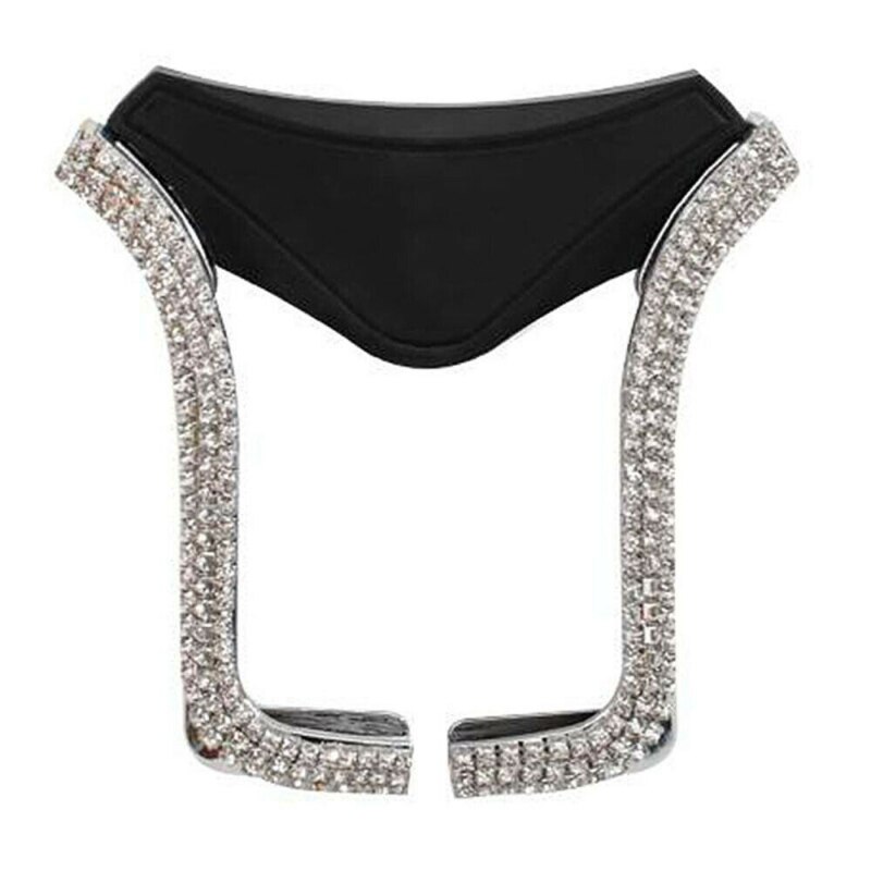 Cell Phone Holder For IPhone Samsung Car Holder Universal Car Phone Holder With Bing Crystal Rhinestone Car Air Vent Mount Clip: 3