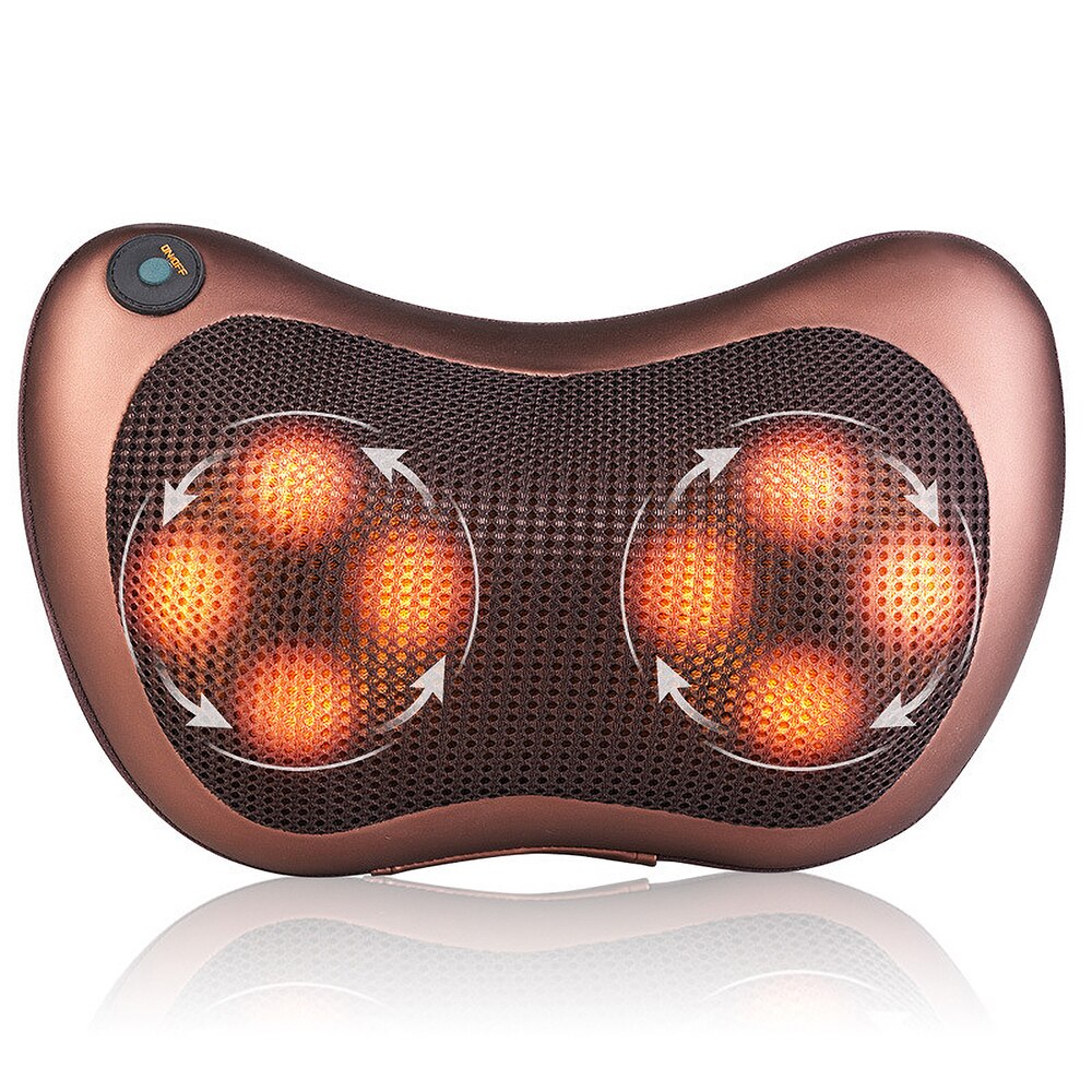 neck massage pillow electric mkneading smart Car Home Cervical Shiatsu Massage Head Waist Shoulder Foot Relax Machine SU320: US Plug