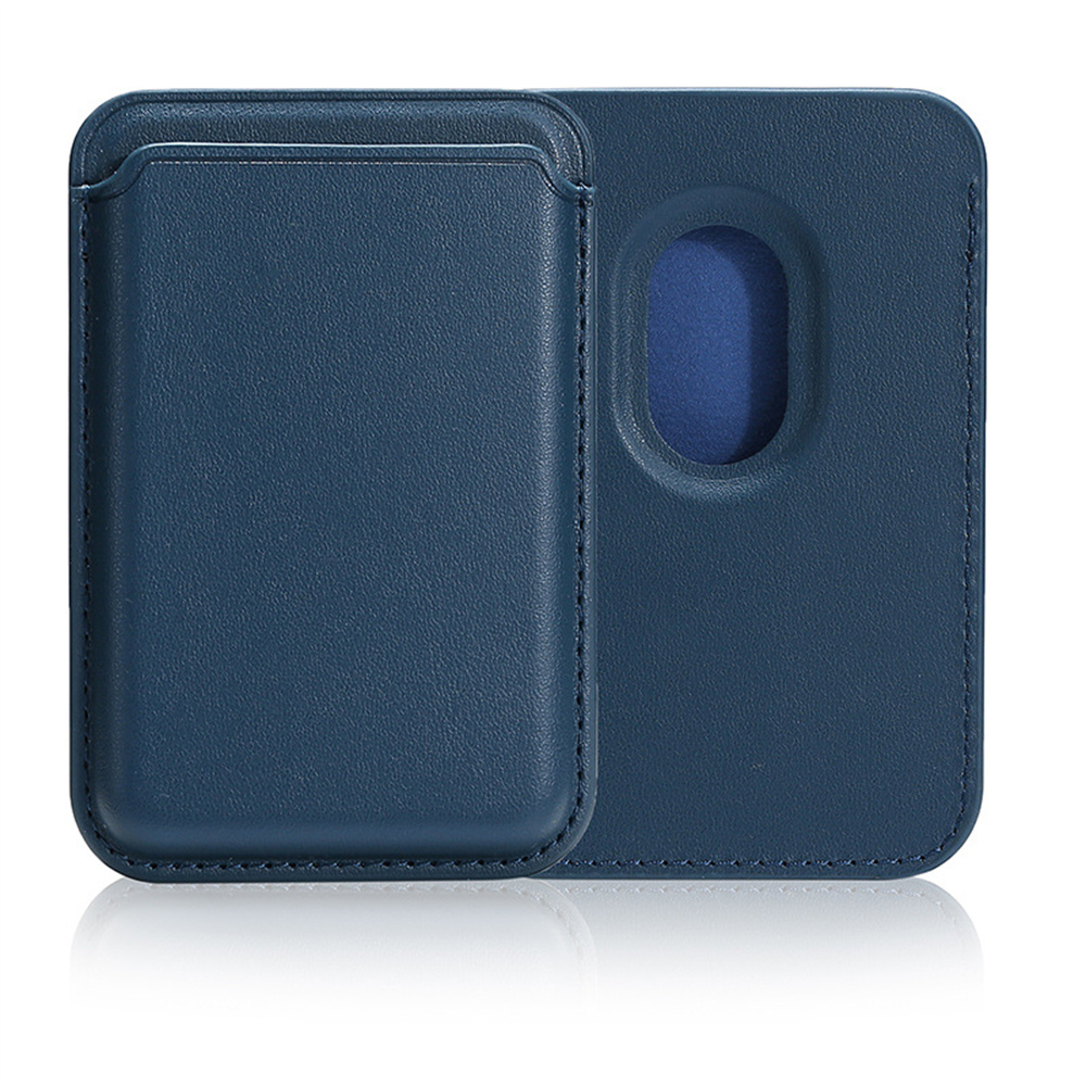 Leren Portemonnee Hoesje voor iPhone 15-19 Pro Max met MagSafe Kaarthouder: Lichtgrijs