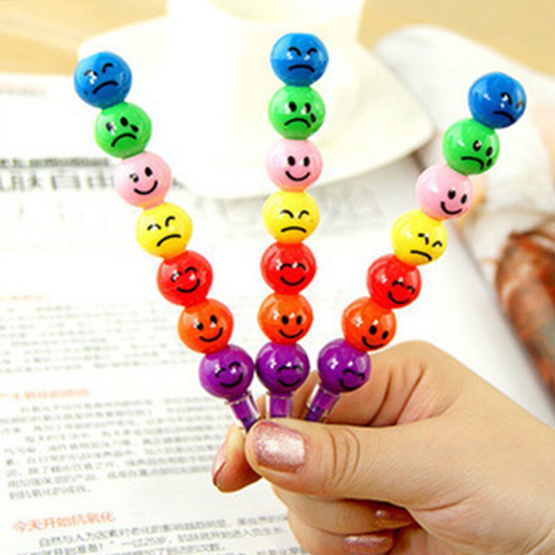 7 Colors/pcs Kawaii Crayons Oil Pastel Candy Expression Graffiti Pen for Kids Painting Drawing Supplies Cute Stationery
