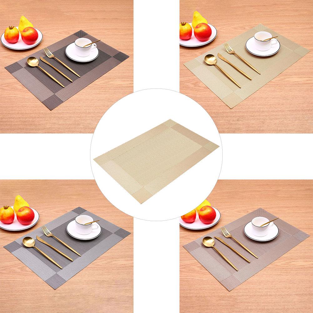 1Pc Pvc Westerse Voedsel Placemat Europese Tafel Mat Cup Pad Coaster Kom Mat Isolatie Placemat Keuken Gadgets Eettafel decor