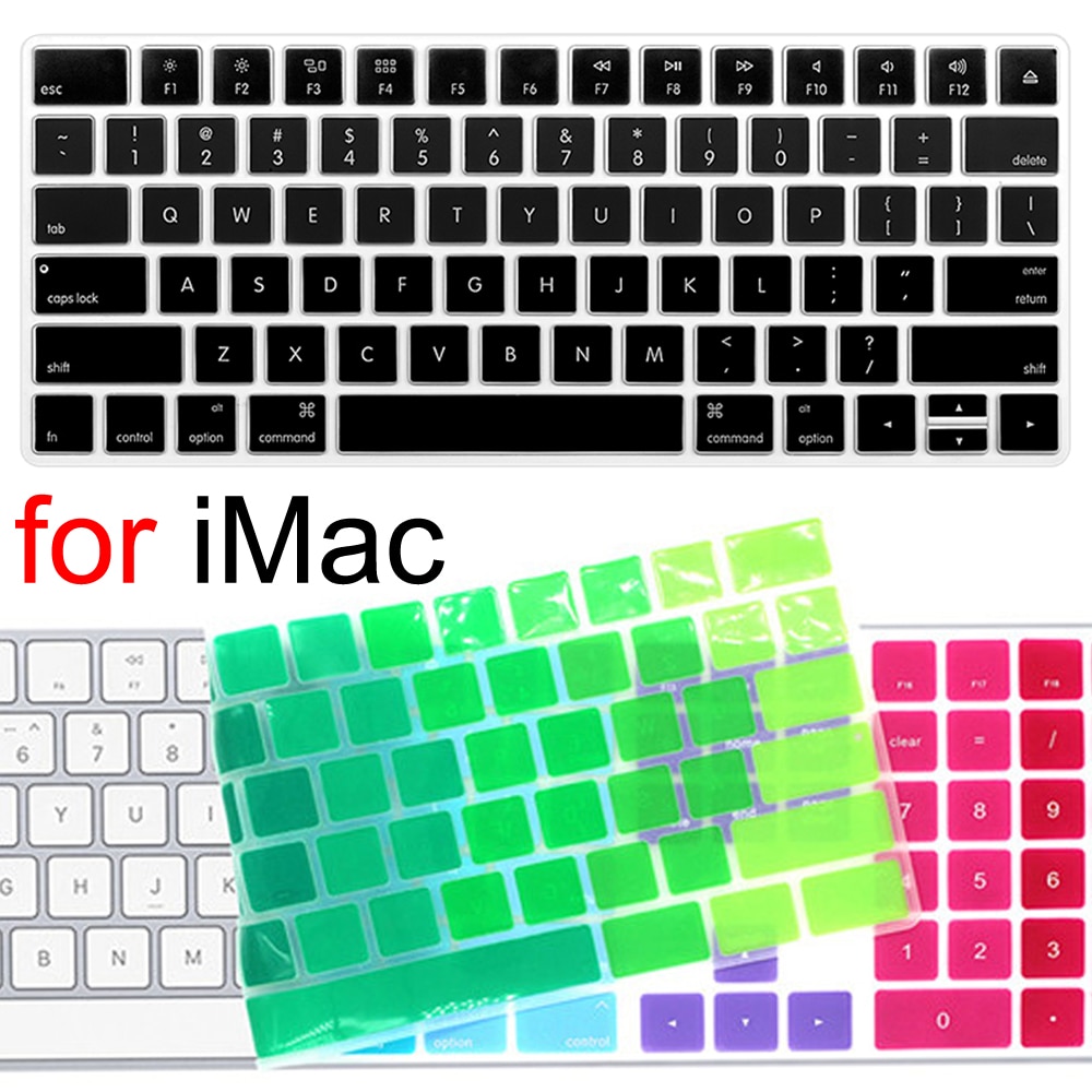 Keyboard Cover Voor Imac Draadloze Bluetooth Magic Voor Apple A1644 A1314 A1843 A1243 G6 Numeriek Toetsenbord Clear Eu Ons Protector huid