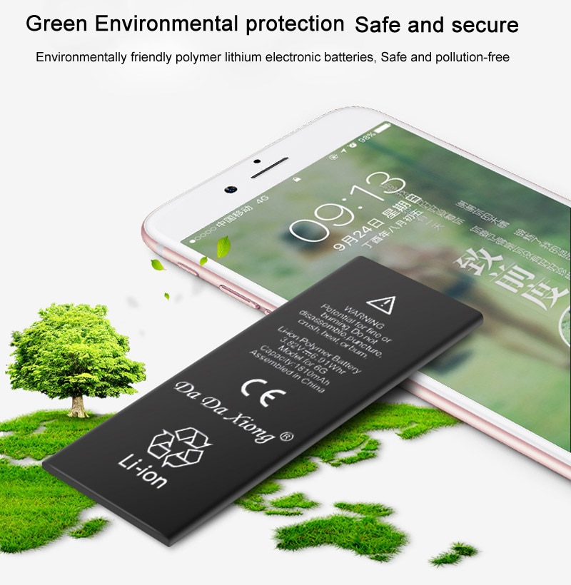 Original Da Da Xiong Battery For iPhone 6S 6GS 1715mAh Genuine Li-ion Mobile Phone Replacement For iPhone6S Batteries + Tools