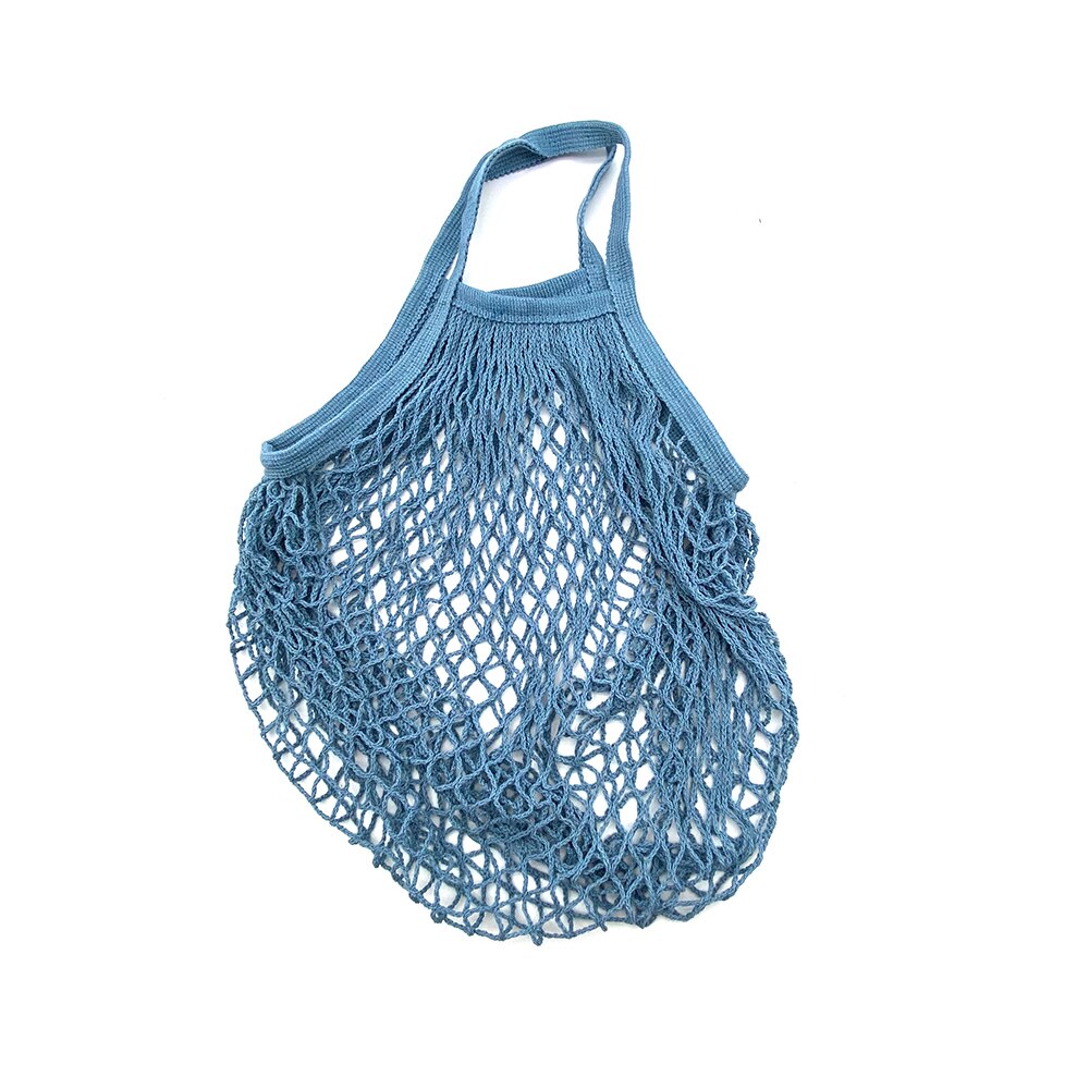 Totes Gittergewebe Tasche Baumwolle Schnur Produzieren Einkaufen Schildkröte-taschen Lebensmittel Kurzen Griff Netz Schulter-Tasche Obst Gemüse wiederverwendbar: J