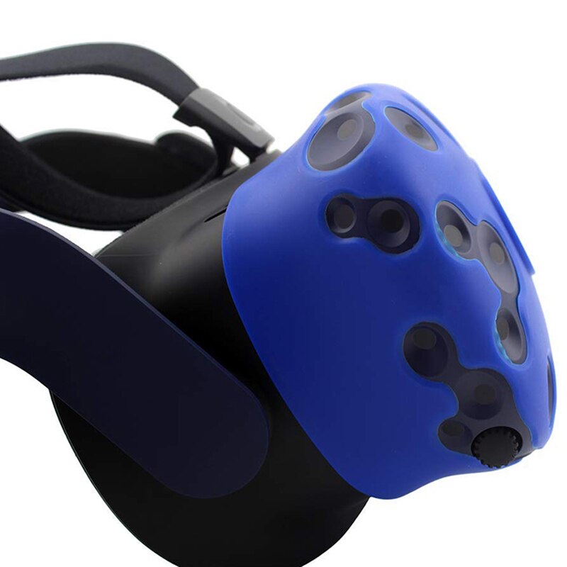 Htc vive プロ vr バーチャルリアリティヘッドセットシリコーンゴム vr メガネヘルメットコントローラハンドルケースシェルシリコーンケースカバー