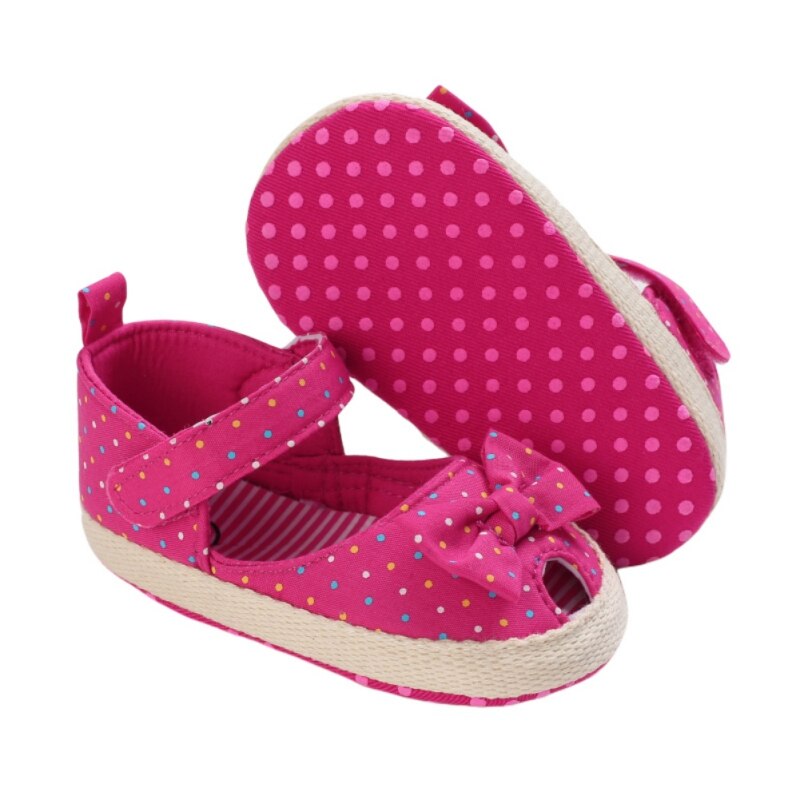 Sommer Baby Mädchen Nette Weiche Sohle Prinzessin Schuhe Bogen Knoten Tuch Sandalen Kleinkind Rutschfeste Instagramable Erste Wanderer 0-18M: Herr / S