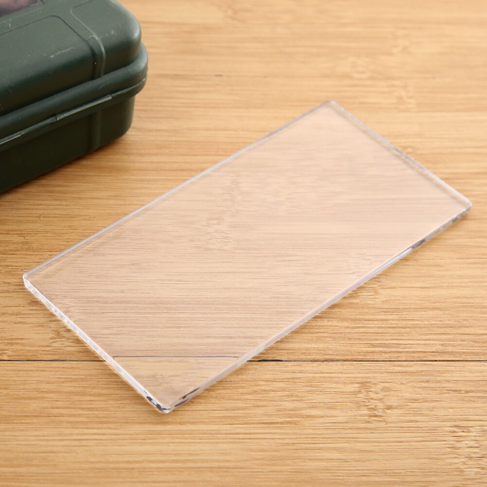 1pc Clear Acrylic Cutting Mat Plate For DIY Embossing Cutting Dies Platform Adapter Transparent Die Cutter Spacer 3mm 5mm