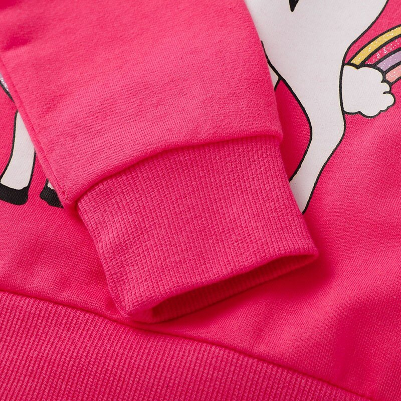 VIKITA Mädchen Herbst Winter Sweatershirt Kleinkinder Baby Mädchen Karikatur Spitzen freundlicher Langarm Baumwolle lässig tragen freundlicher Kleidung