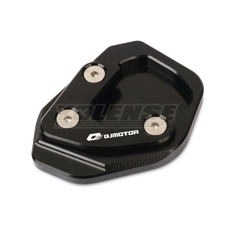 Motorfiets zijstandaard verlengstuk steunplaat vergrotingsstandaard voor qj motor srk 800rr srk 600rs srk 800 rr srk 600 rs: Blauw