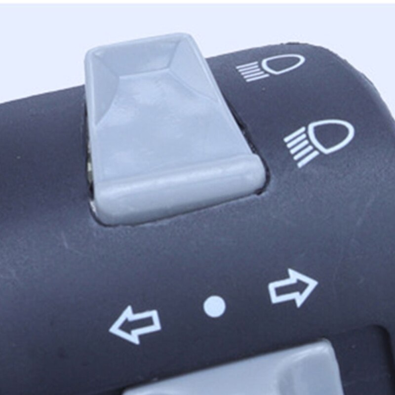 Bike Indicator Light On/Off Control Button Handlebar Mount Switch Toggle Switch for Motorcycle Handlebar .