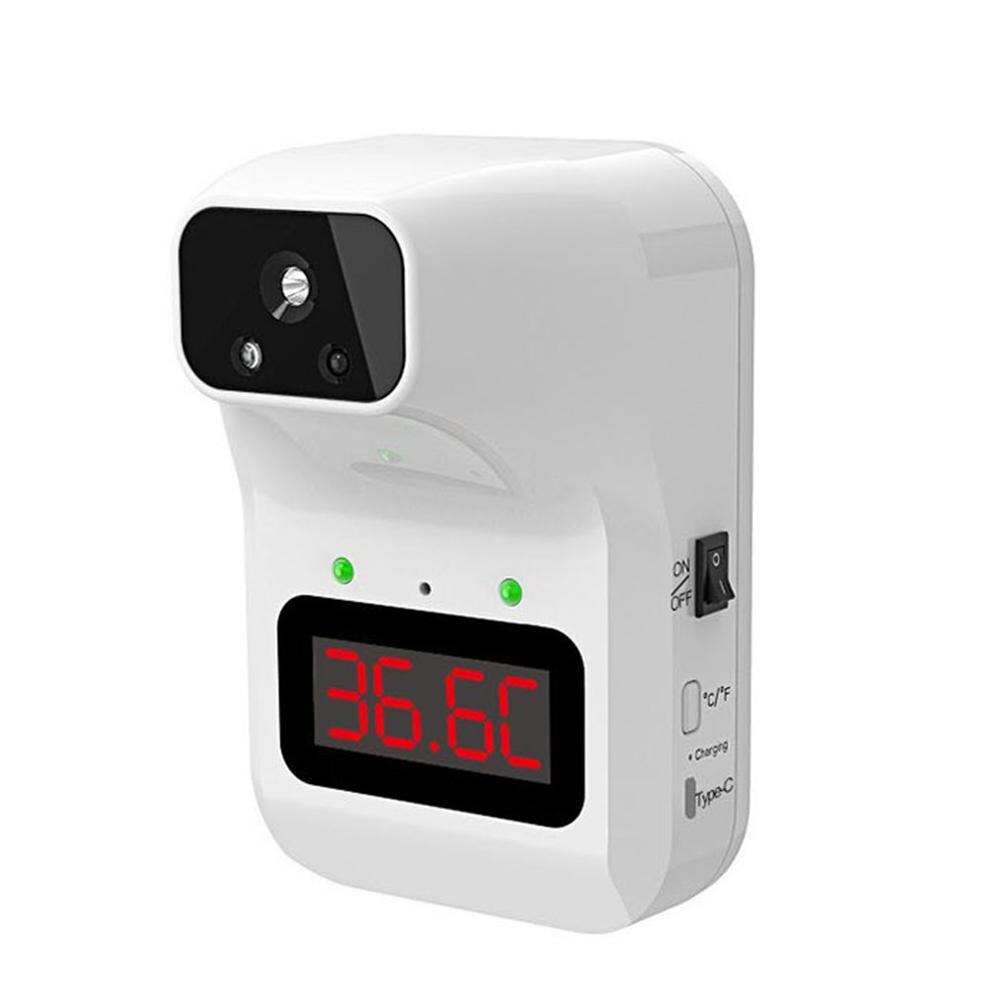 K3 Plus AI Infrared Digital Thermometer Non-contact Forehead Body Adult Thermometer Temperature Alarm Wall Mounted 10 Languages: Default Title