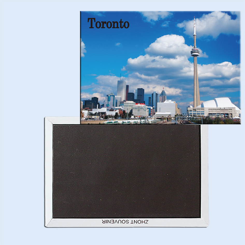 Toronto Skyline, Canada, Magnetic Refrigerator Affixed With Tourist Souvenirs Home Accessories 24889