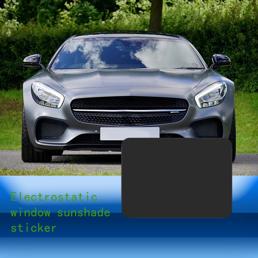 Car Sun Shade Sun Block Film Car Sticker Car Static Sticker Window Glass Sunscreen Curtain Heat Insulation Curtain