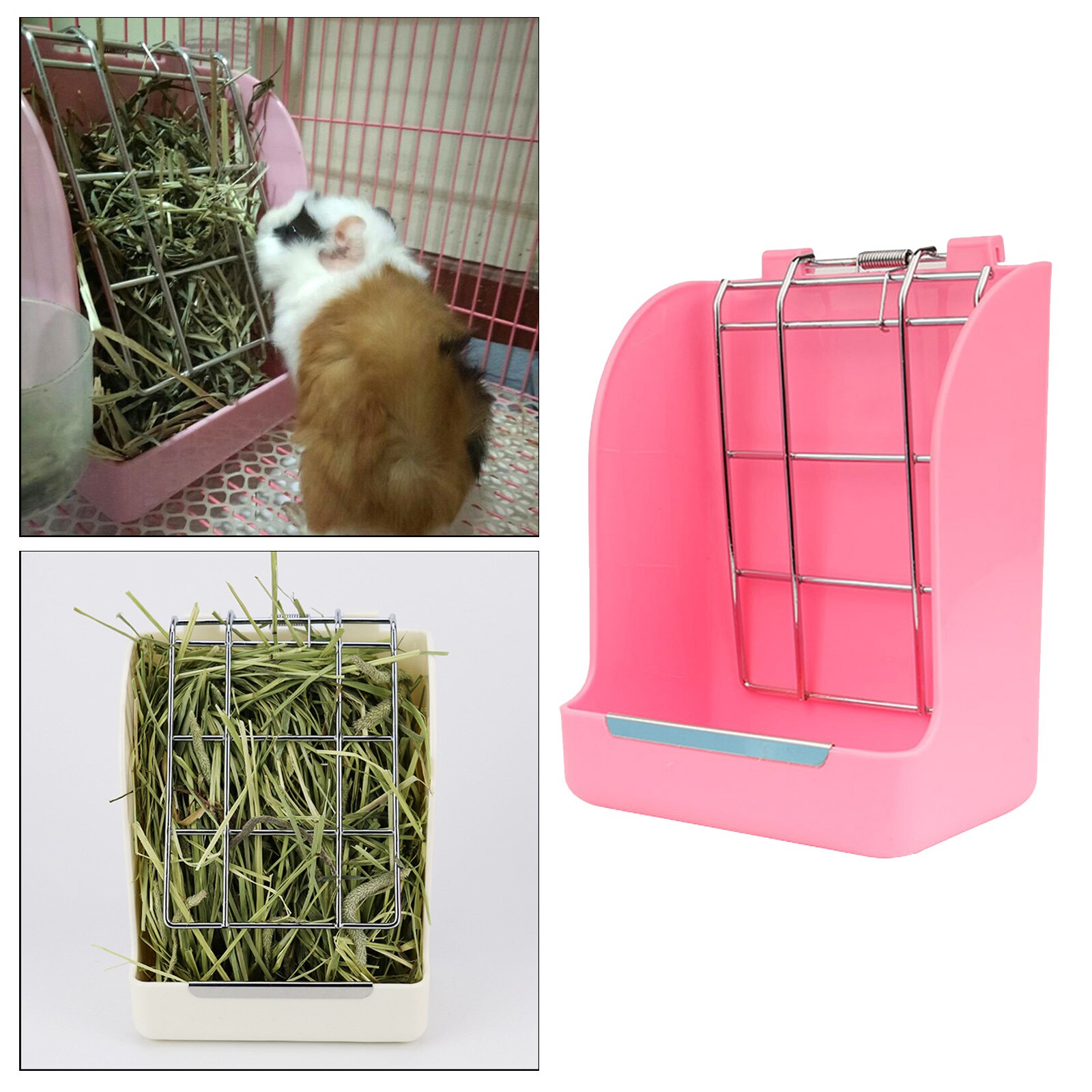 Estante colgante para heno, soporte para comida, cuenco para heno, dispensador de comida, conejo, soporte para alimentador, Chinchillas, herbidore, conejillos de indias
