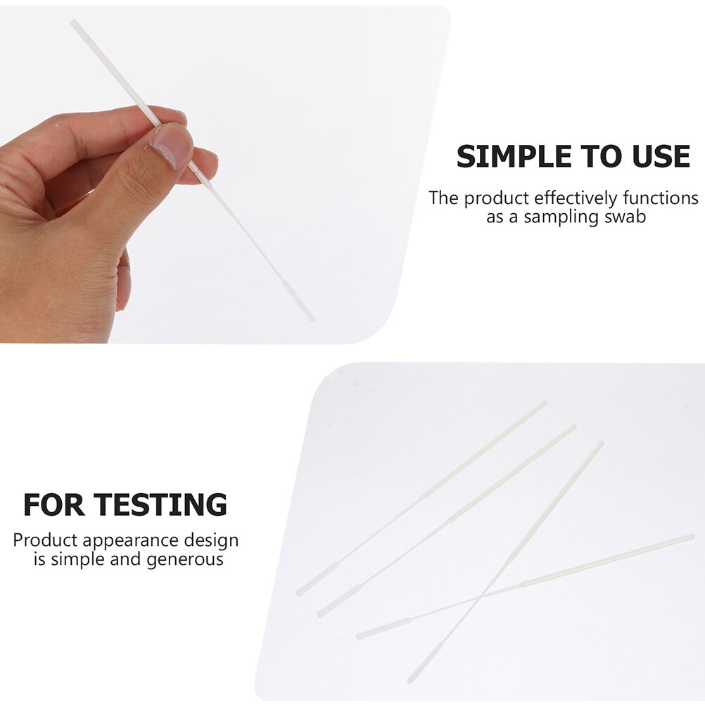 25pcs Specimen Collection Swabs Flocked Nasal Swabs Disposable Nasal Swabs