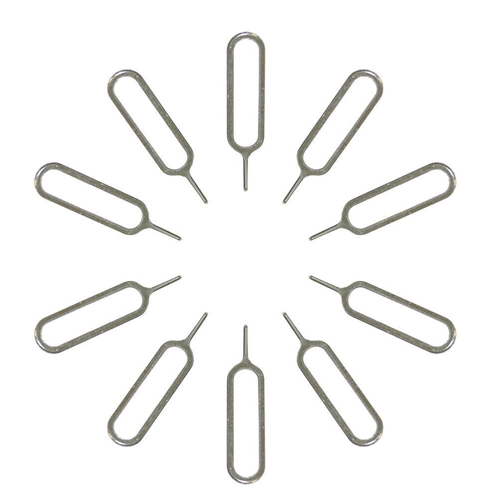 100Pcs Sim Card Tray Naald Opener Pin Ejector Eject Pin Key Removal Tool Voor Iphone Samsung Huawei Xiaomi Redmi meizu