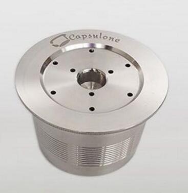 CAPSULONE fit for caffitaly coffee Machine reusable capsule wacaco minipresso CA Maker refillable capsule in coffee filter: 1 capsule