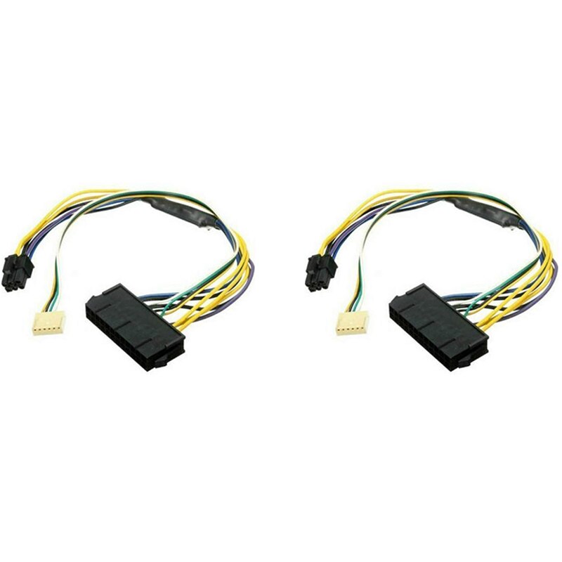 12 Inch Atx Belangrijkste 24-Pin Naar 6-Pin Psu Power Adapter Kabel 18AWG Vervanging Voor Hp Z240/Voor Hp Elitedesk 80