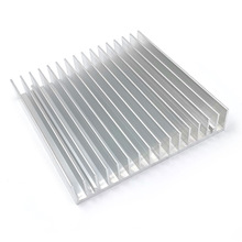 2 stk 100 x 100 x 13mm led radiator 100mm firkantet aluminium heatsink køleplade til led lys udstrålende plade 10cm