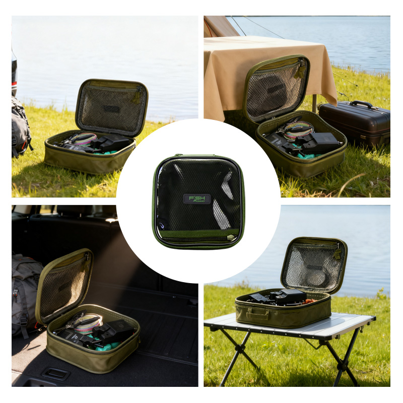 JSFUN Aufbewahrungstasche für Karpfenangeln, verdickte angehen-Aufbewahrung, wasserdicht und staubabweisend, schützt Ihre Angelausrügestochen