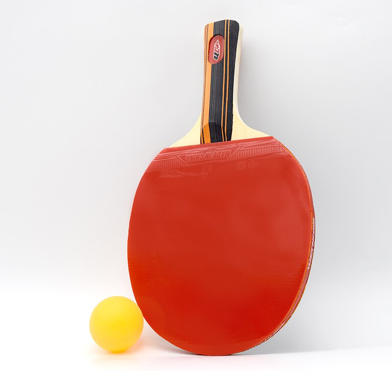 2 Pcs Carbon Fiber Table Tennis Rackets with Double Face Pimples-in Table Tennis Rubber Ping Pong Racket with 3 Ball