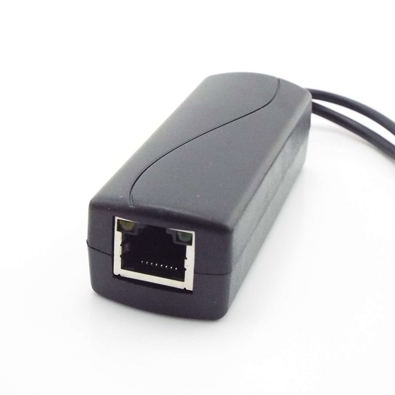 Divisor PoE de 48V a 5V/12V, 5v POE, Micro USB tpye-C, fuente de alimentación CC sobre Ethernet, divisor POE activo tpye-C para Raspberry Pi