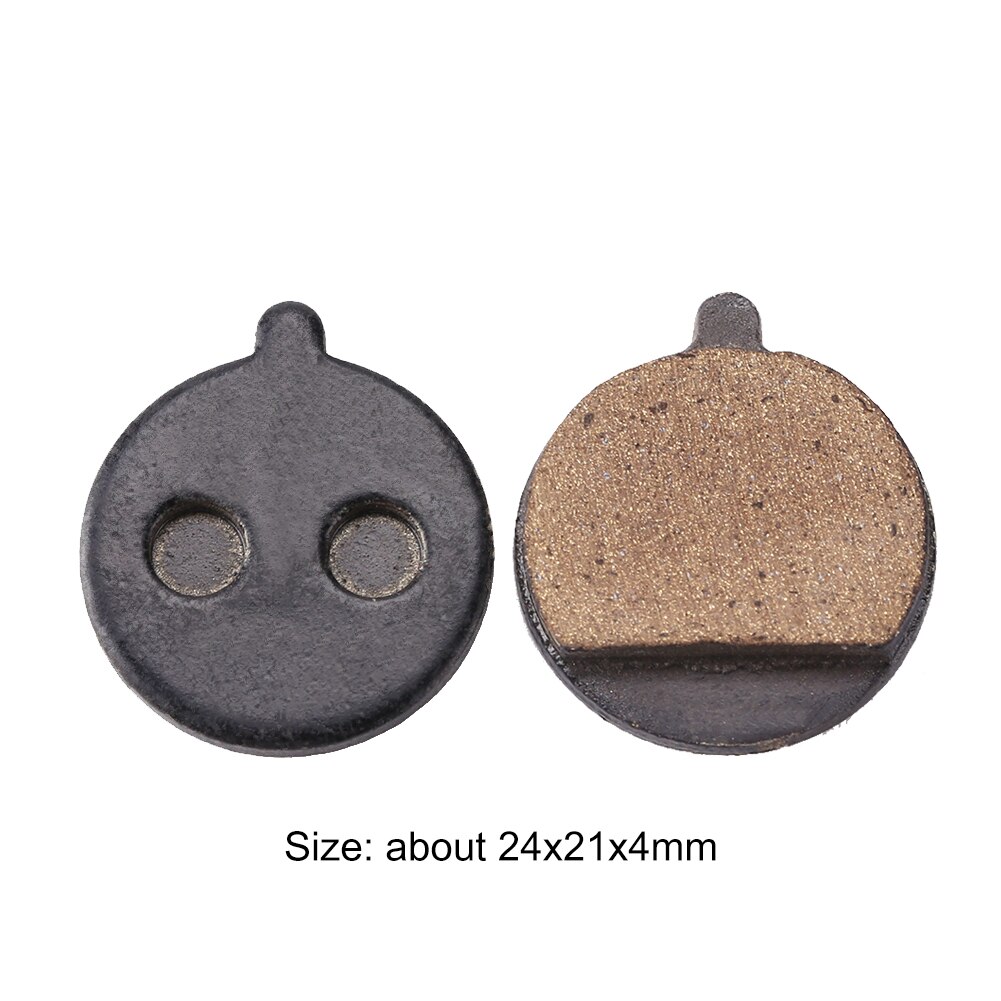 2 Set 10Inch Elektrische Scooter Remblokken Voor Kugoo Duurzaam Vouwfiets Fiets Hars Schijfrem Pad Reparatie Fietsen accessoires: 1 pair 24x21mm