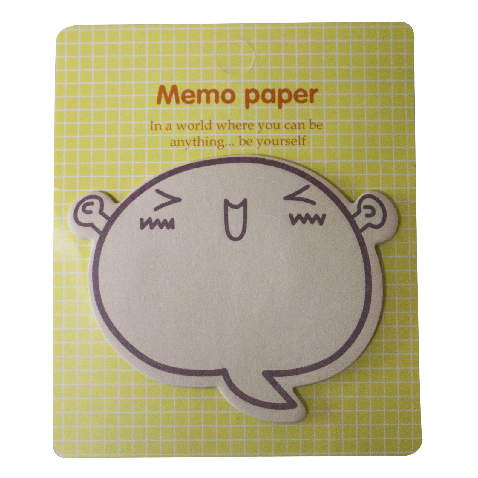 Lovely Creativity Face Sticky Note Show You Mood Memo Pad For Schools, Office, Family Use: Style B