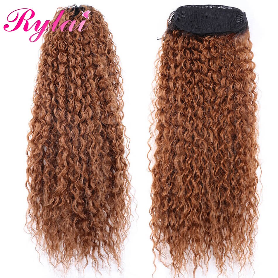 Ponytail Extensions With Clip In Hair Extensions Synthetic Drawstring Ponytail For Women Pony Tail Hair Extensions By RYLAI