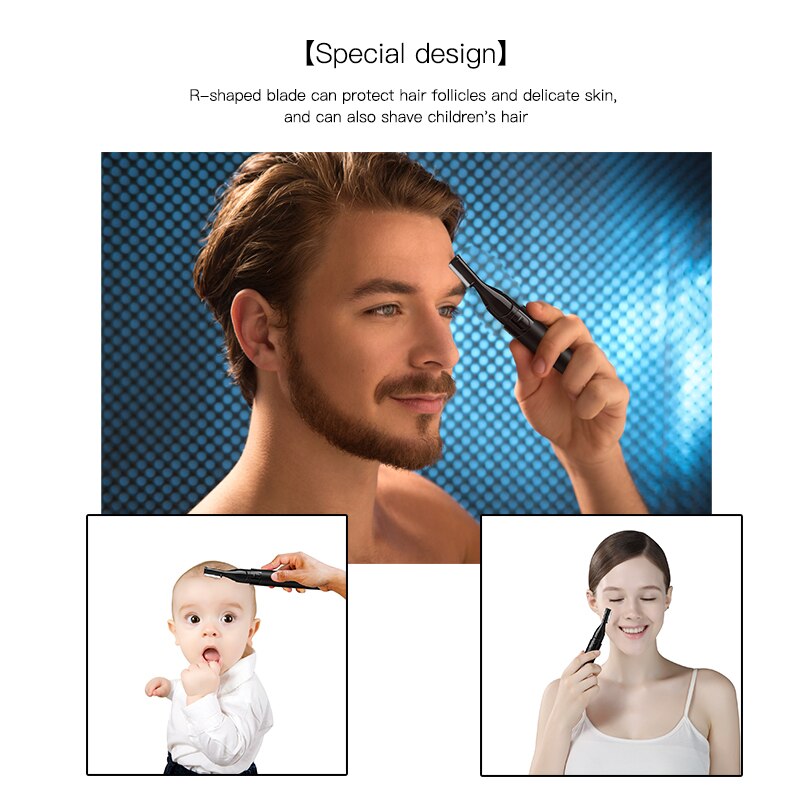 Smart Multifunctional Electric Eyebrow Trimmer Painless Mini Eye Brow Shaver Women Epilator Portable Razors Facial Hair Remover