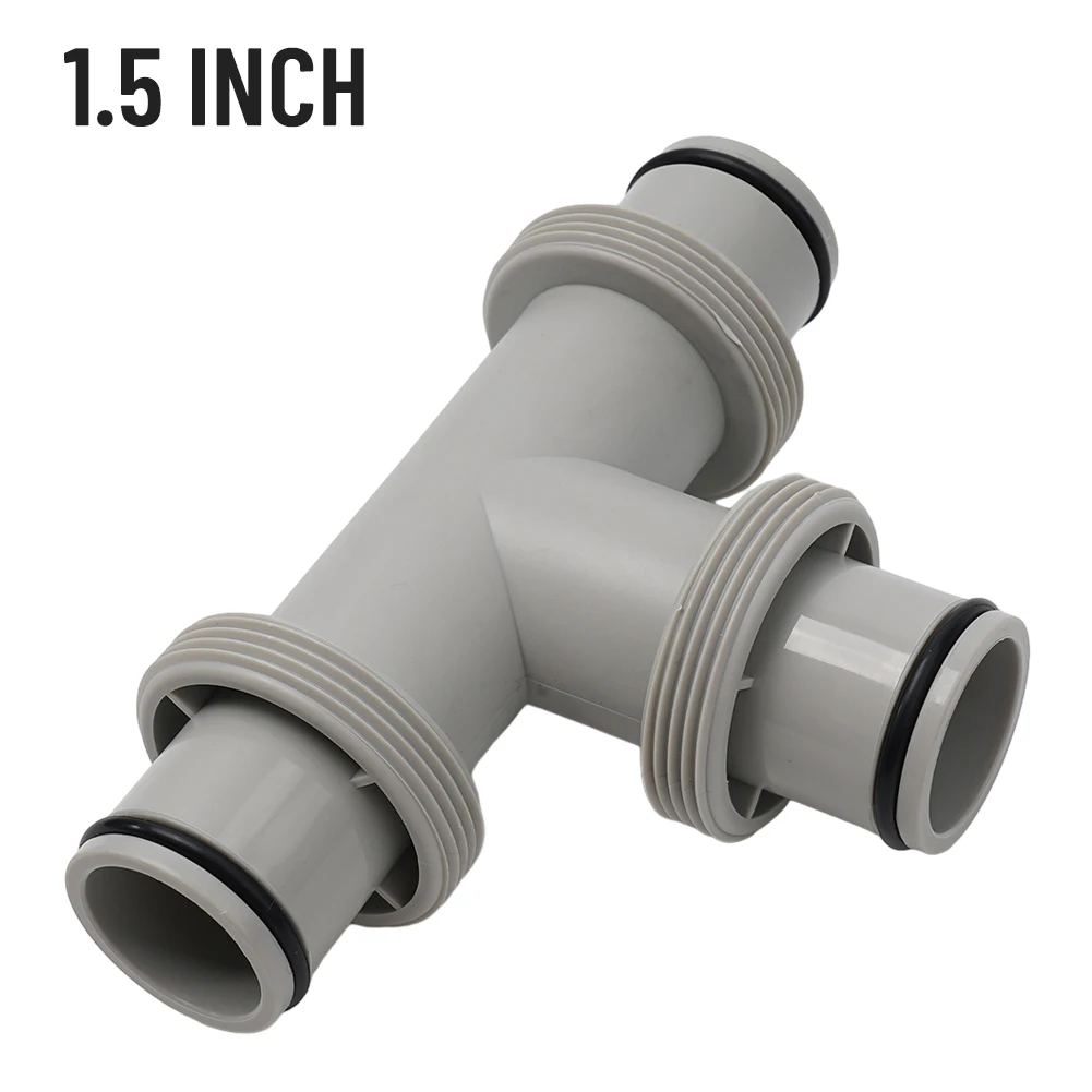 Connector Adapter Dual Split Voor Intex Onderdelen Slang Plunjerventiel Zwembadpompen Rubberen O-ringen Voor Tee T-gewricht Zwembad Deel