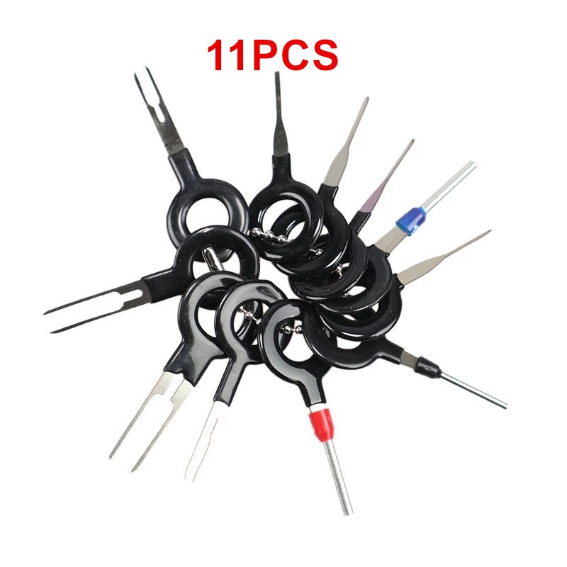 11/18/26pcs Car Puller Tool Kit Set Automotive Wires Terminals Remover Auto Repair Tool Stylus Pins Hand Tooling Car Accessories