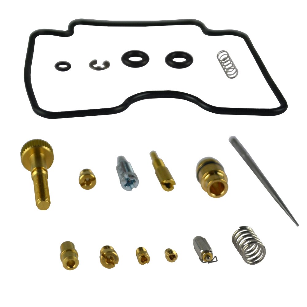 FLYPIG 18 piezas carburador Kit de reconstrucción en carbohidratos juego de reparación para Polaris depredador 500, 2003-2007