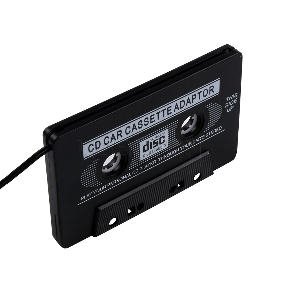 Opdatering bil kassette bånd adapter kassette  mp3 afspiller konverter  mp3 aux kabel cd afspiller 3.5mm jack stik