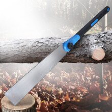 320 mm Double Edge Japanese Hand Saw 65MN Steel Flexible Blade Pruning Saw 3 flutes tooth Carpenter For Woodworking Cutter