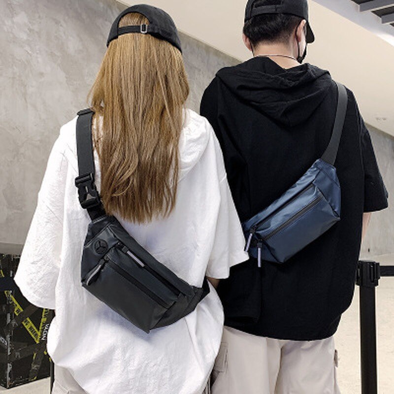 Waterdichte Man Heuptas Fanny Pack Mode Borst Pakken Outdoor Crossbody Tas Grote Capaciteit Unisex Riem Tassen Hip Taille Packs