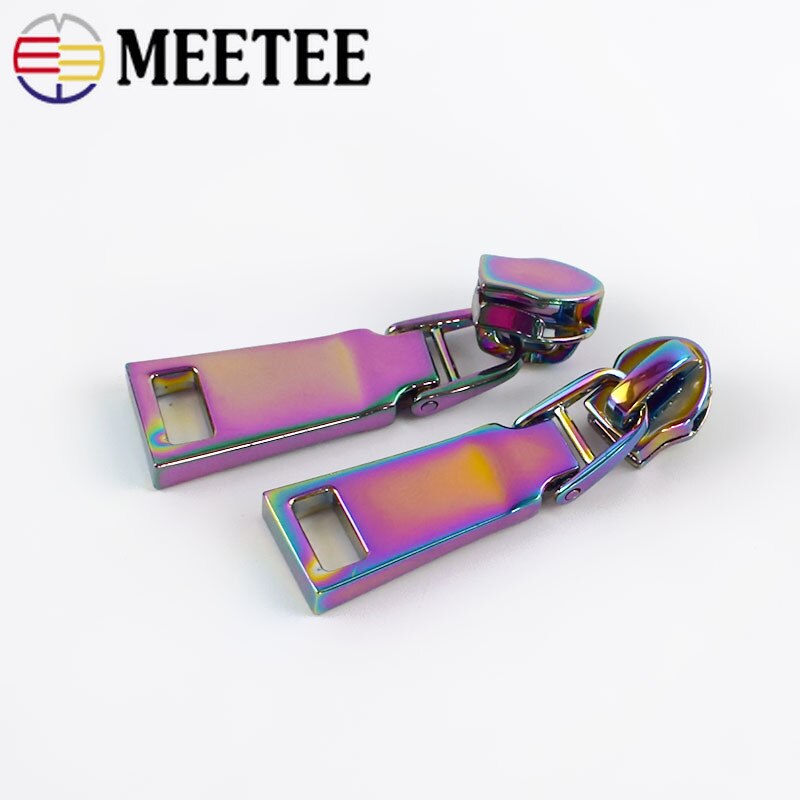 5/10 pièces couleur couture Zip curseur pour 5 # fermetures à glissière en Nylon bricolage sac poche sac à main fermeture éclair curseurs Zips réparation remplacement tailleur outils