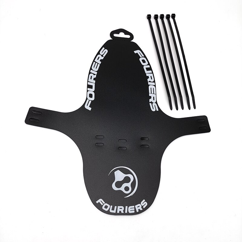 Fouriers ac -mg001 fiets voorspatbord mountainbike spatbord kunststof modder onderdelen: Voorspatbord zwart