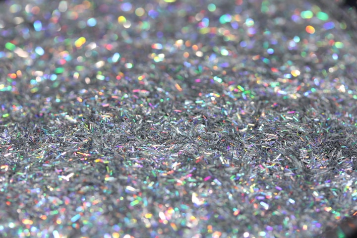 Holografische Silver Sequin Bar vormige Glitter voor slime, klatergoud vorm, glitter craft supplies, bulk